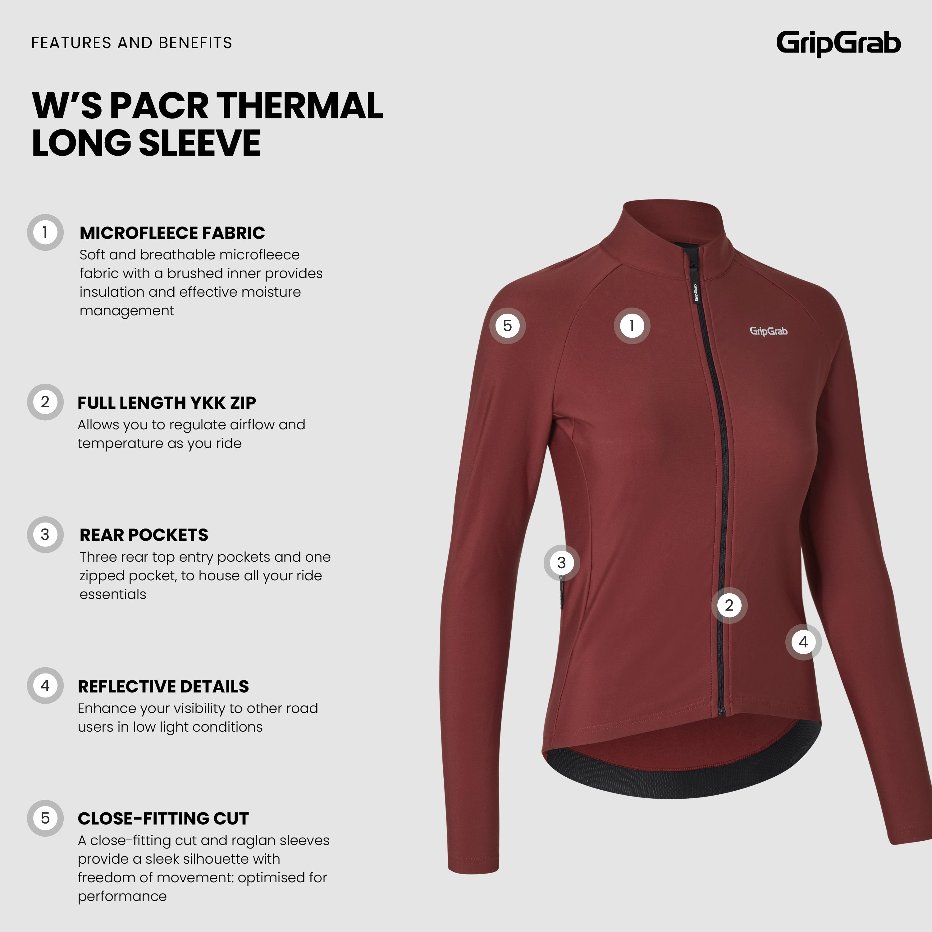 gripgrab-pacr-thermal-radtrikot-damen-schwarz-langarm image 7