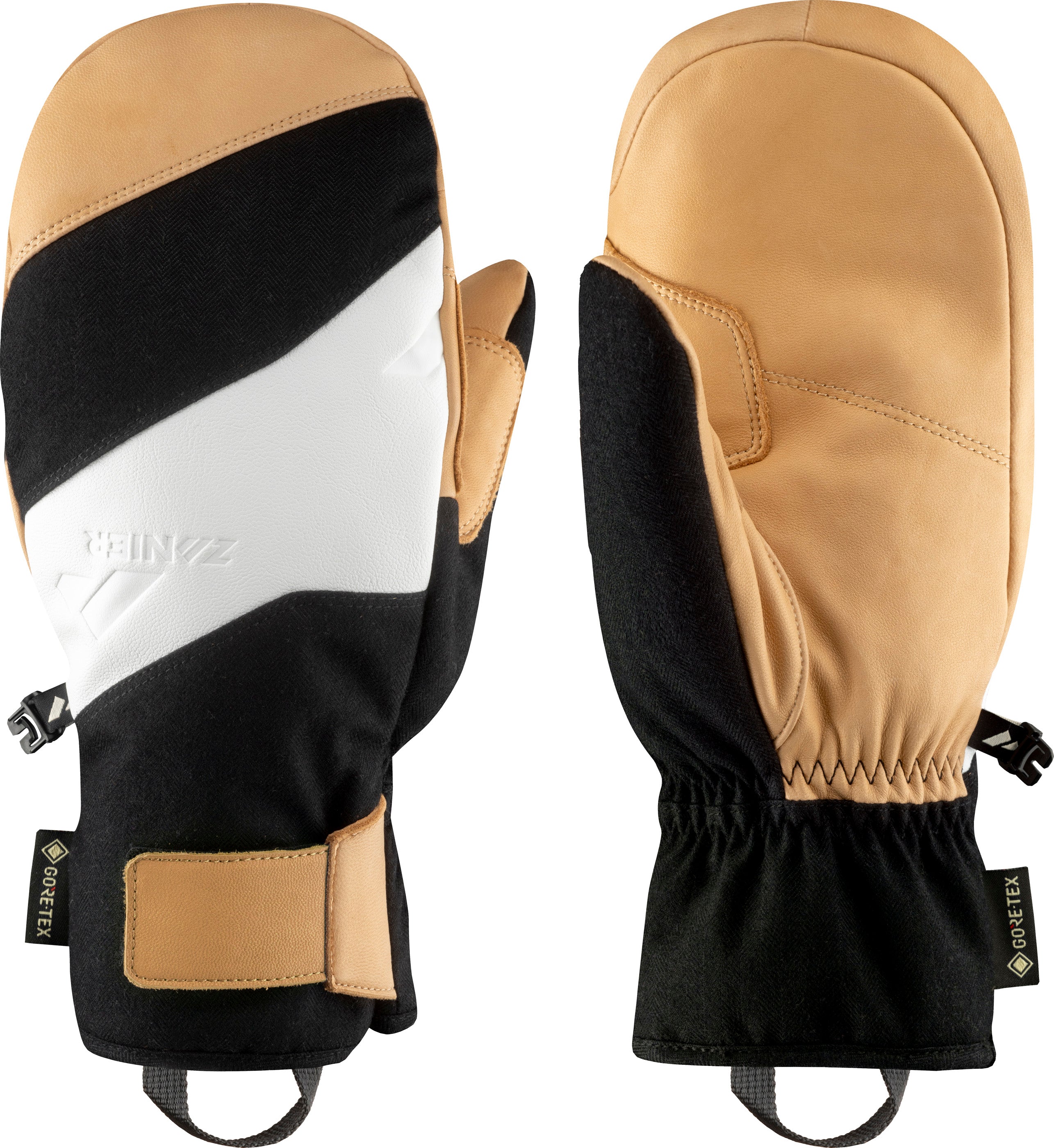 zanier-sky-gtx-mitten-skihandschuhe-f-ustling-schwarz-gore-tex image 1