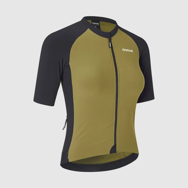 gripgrab-pacr-grinta-radtrikot-damen-olivgr-n-kurzarm image 1