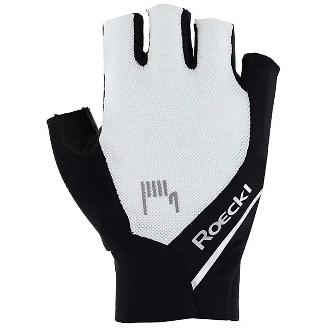 roeckl-eco-series-ivory-2-fahrradhandschuh-kurz-wei-schwarz-10-5 image 1