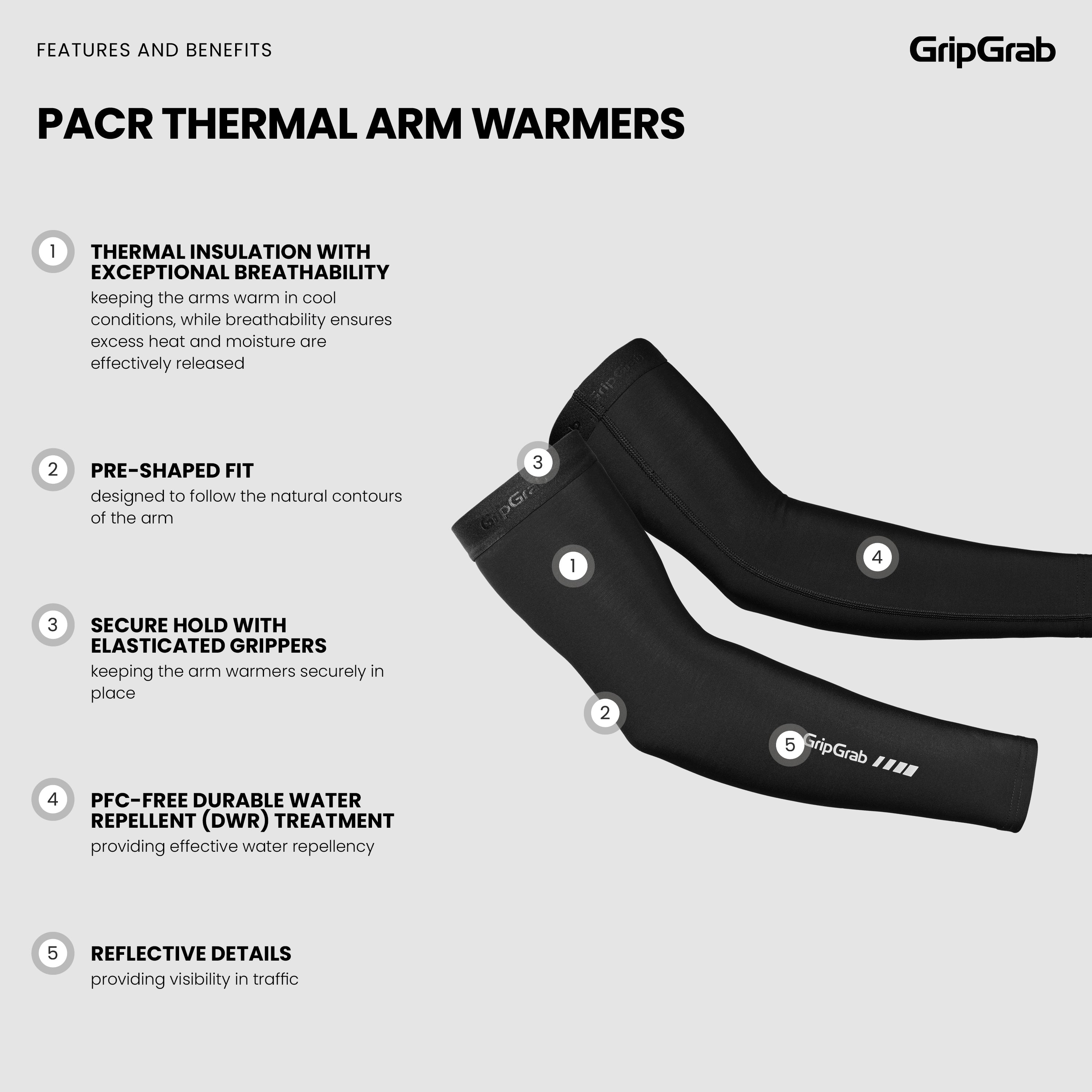 gripgrab-pacr-thermal-armw-rmer-schwarz-thermo-wasserabweisend image 5