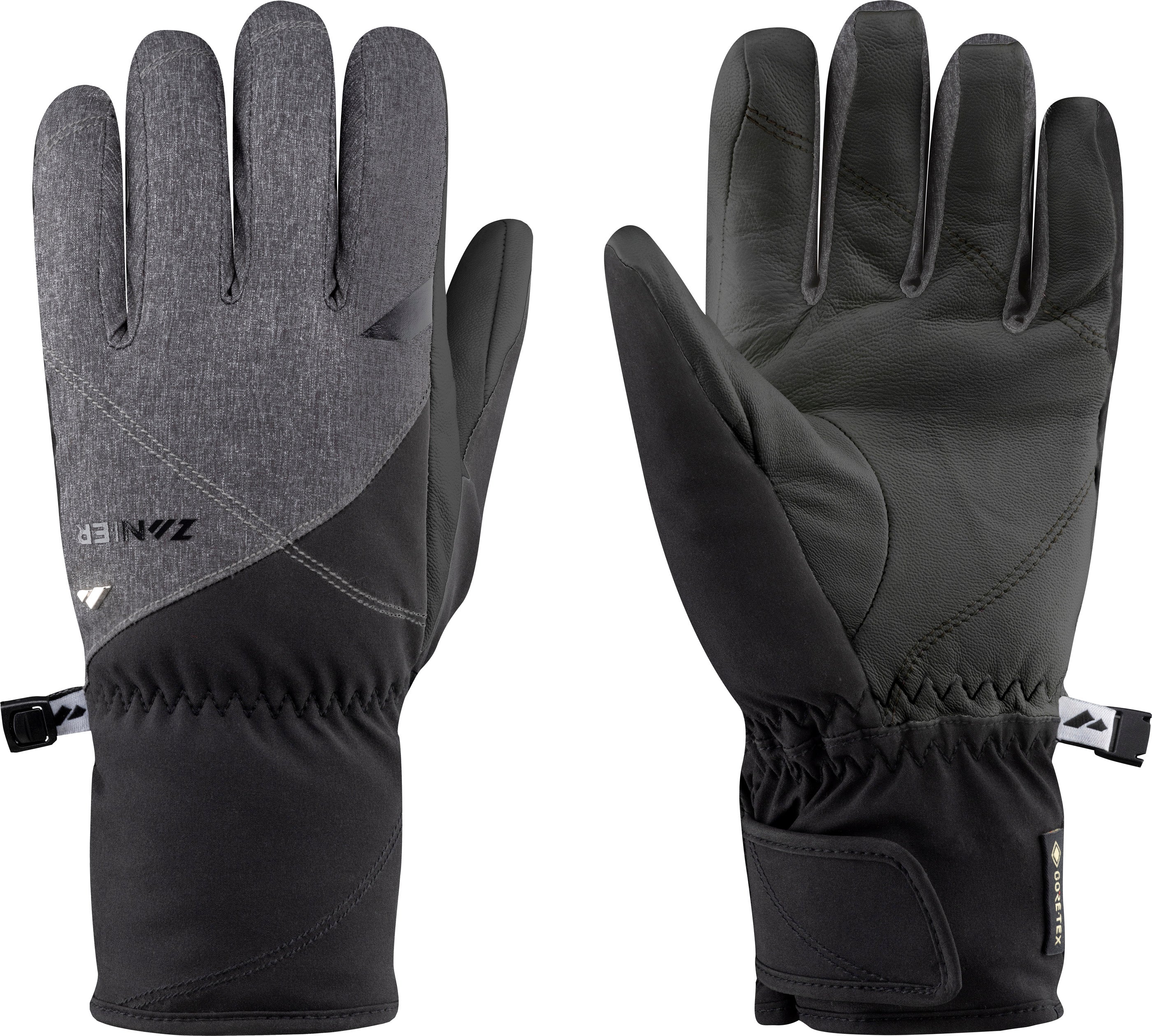zanier-kaprun-gtx-damen-skihandschuhe-schwarz-gore-tex-leder image 1