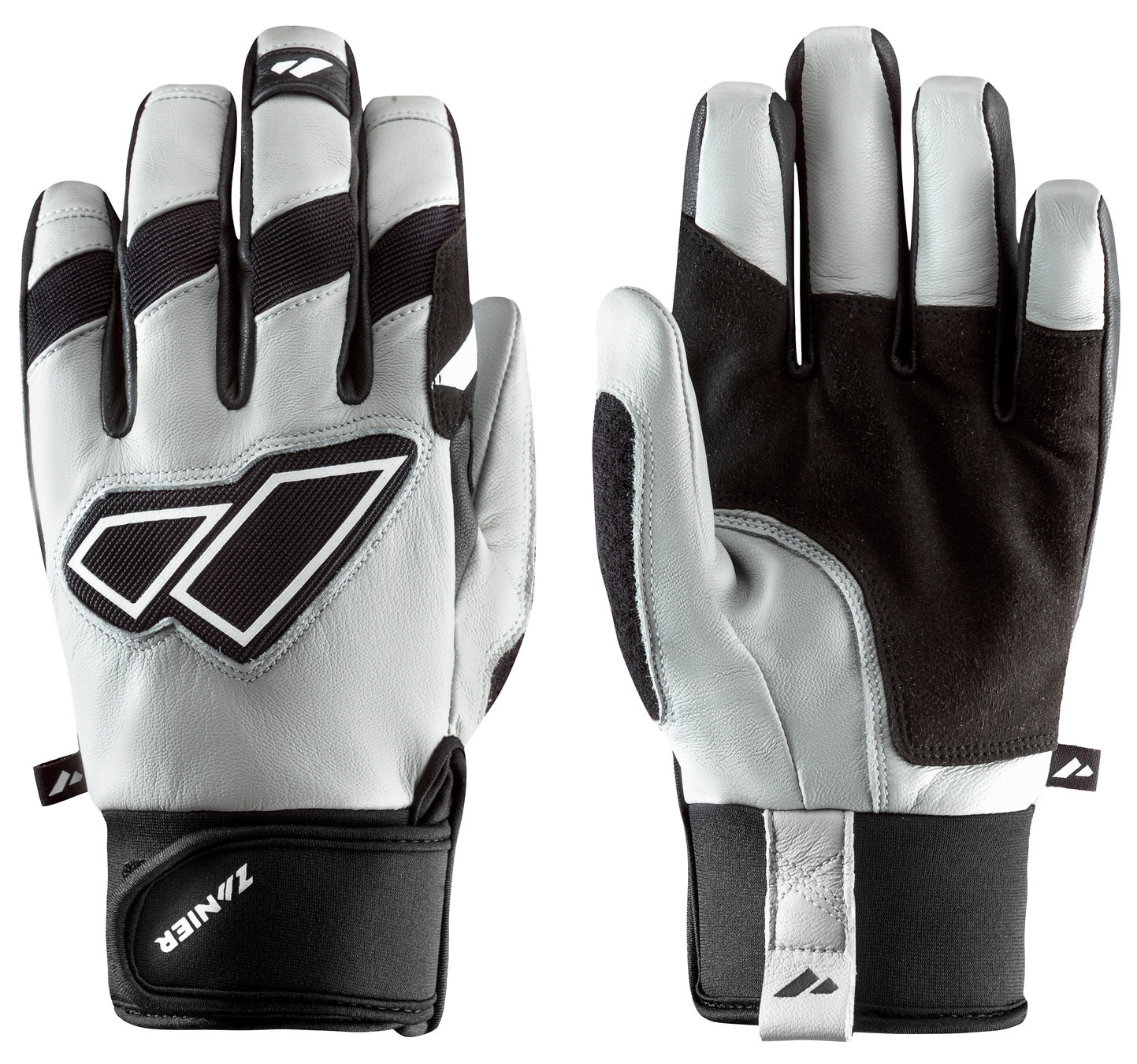zanier-mymountainpassion-glove-lederhandschuhe-silber-schwarz image 2
