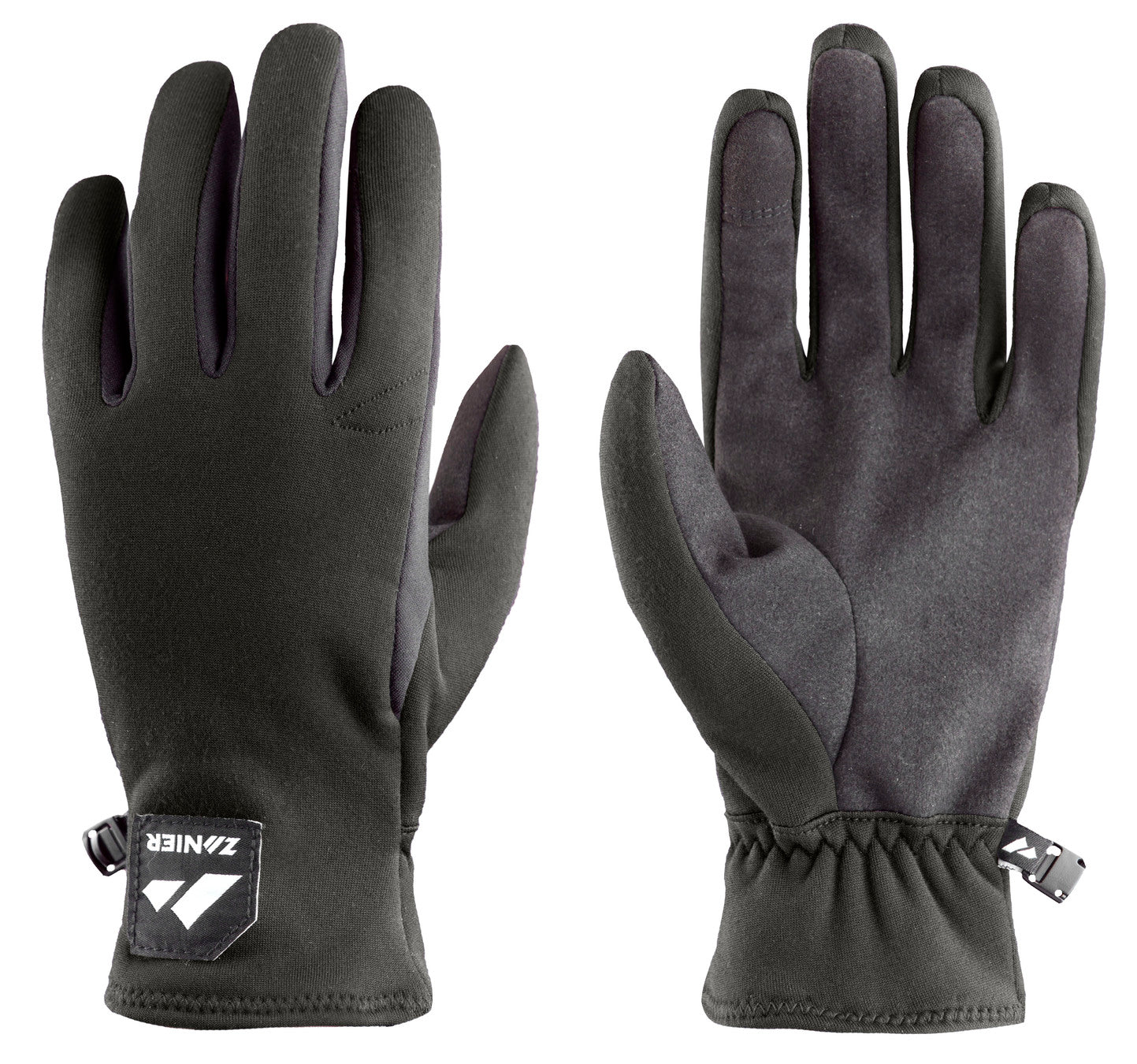 zanier-trail-softshell-handschuhe-schwarz-touchscreen image 3