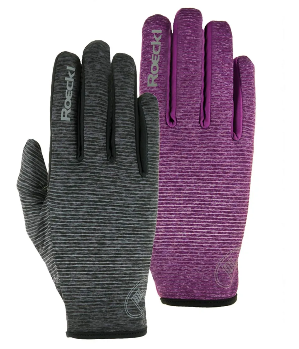 roeckl-java-damen-handschuhe-silikon-grip-gestreift image 1