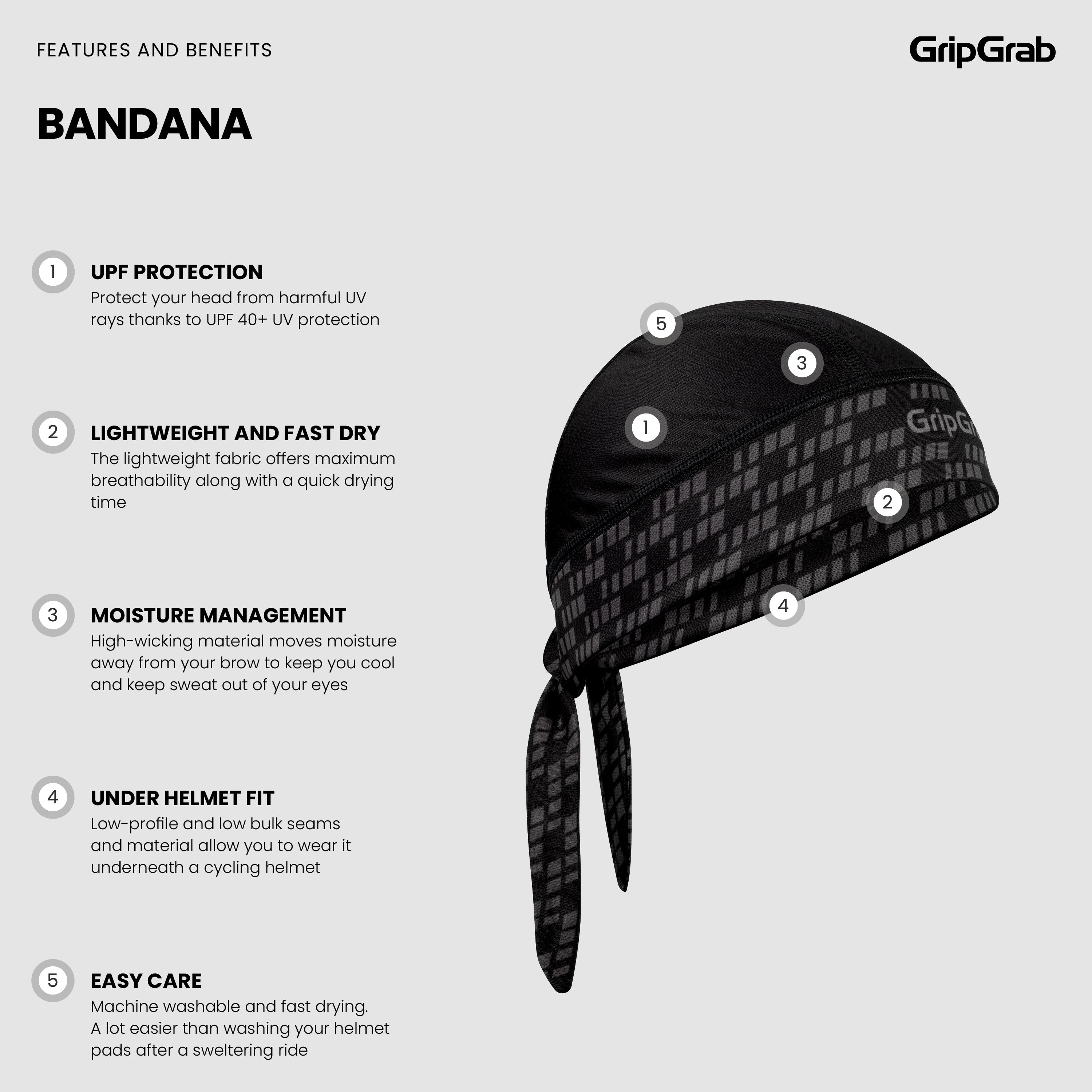 gripgrab-ride-bandana-kopftuch-schwarz-one-size image 6