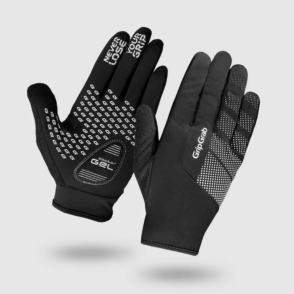 gripgrab-ride-windproof-fahrradhandschuhe-schwarz-langfinger image 1