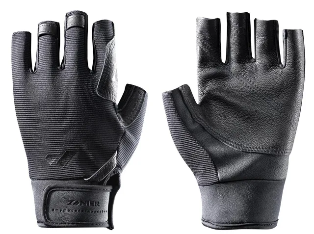 zanier-roter-turm-klettersteig-handschuhe-schwarz-leder image 1
