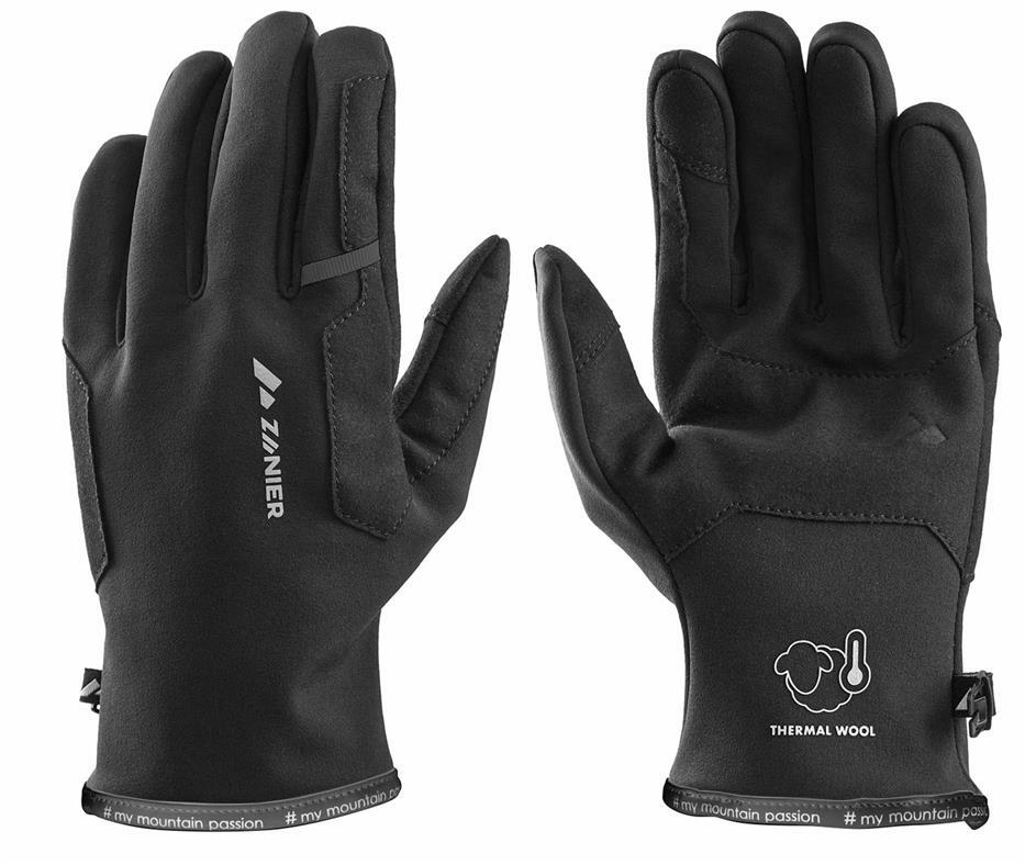 zanier-similaun-softshellhandschuhe-gr-8-schwarz-bergsport-ganzjahr image 1