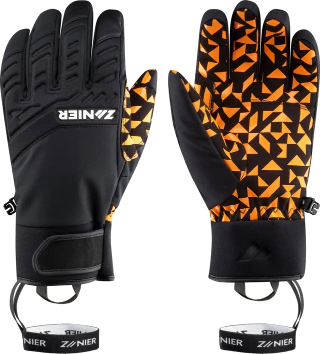 zanier-spring-stx-skihandschuhe-gr-8-schwarz-weiss-neopren-wasserdicht image 1