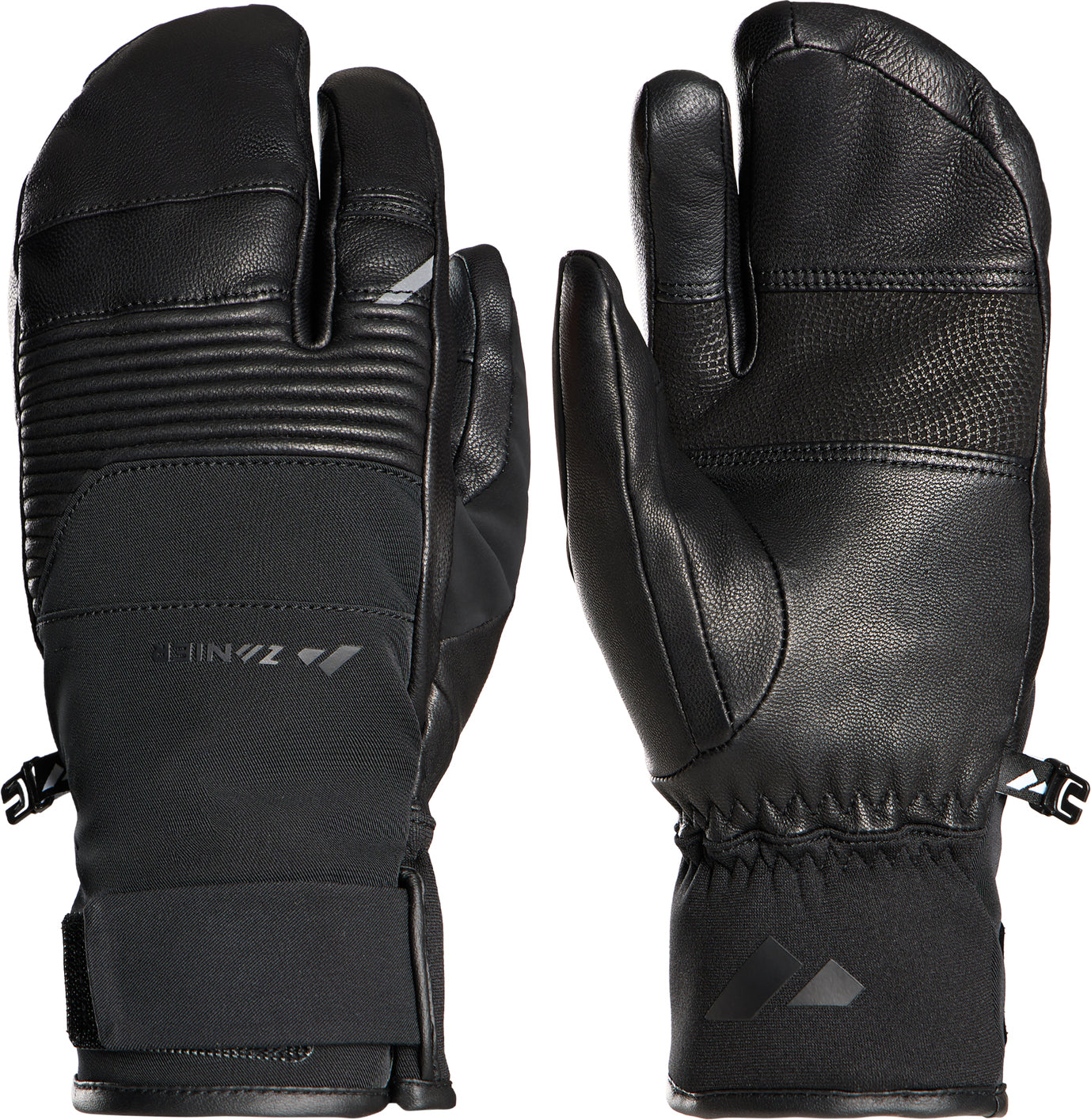 zanier-guide-trigger-skihandschuhe-leder-schwarz image 3