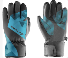 zanier-sillian-stx-2-0-skihandschuhe-gr-5-schwarz-weiss-wasserdicht image 2