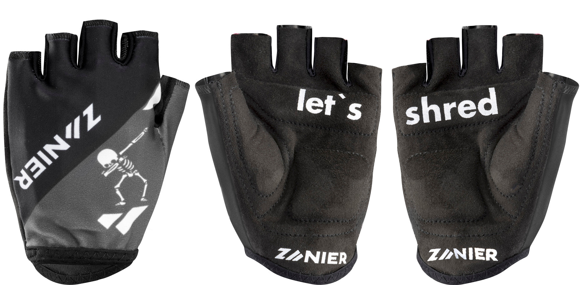 zanier-cycling-team-glove-junior-fahrradhandschuhe-schwarz-weiss-grip image 3