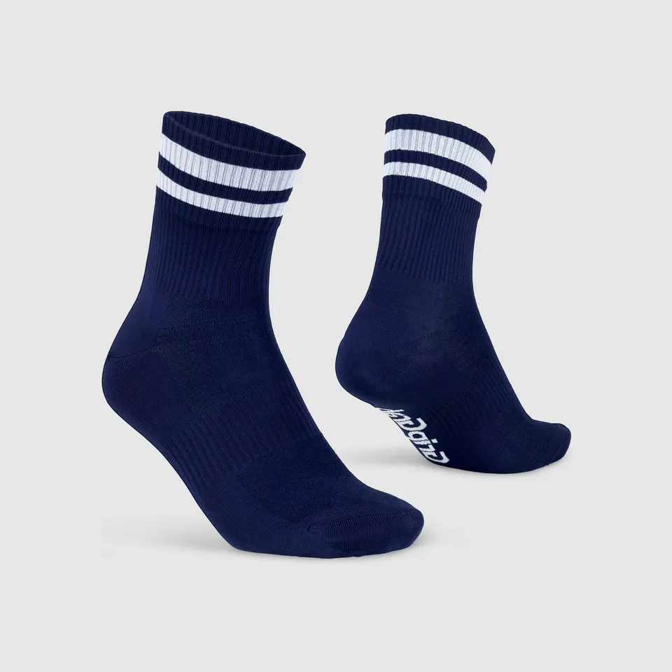 gripgrab-original-stripes-crew-radsocken-navy-xs image 1