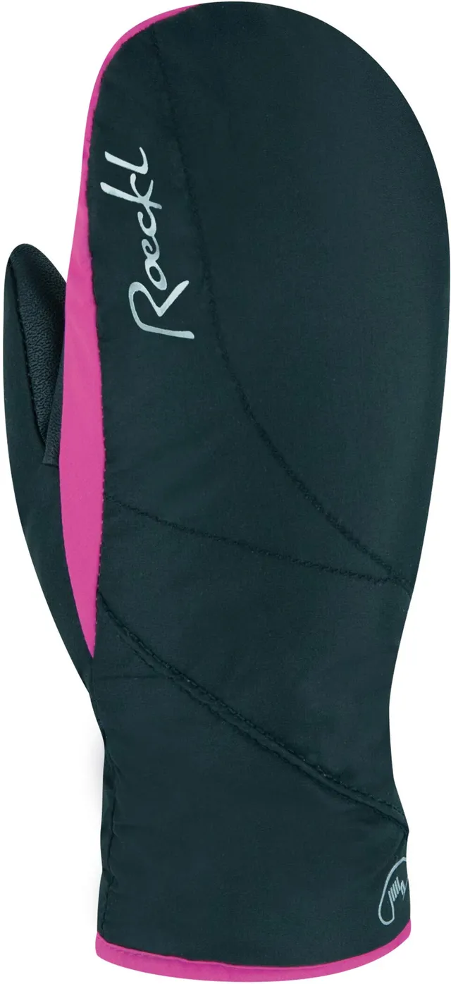 roeckl-atlas-gtx-kinder-f-ustlinge-schwarz-pink-wasserdicht image 1
