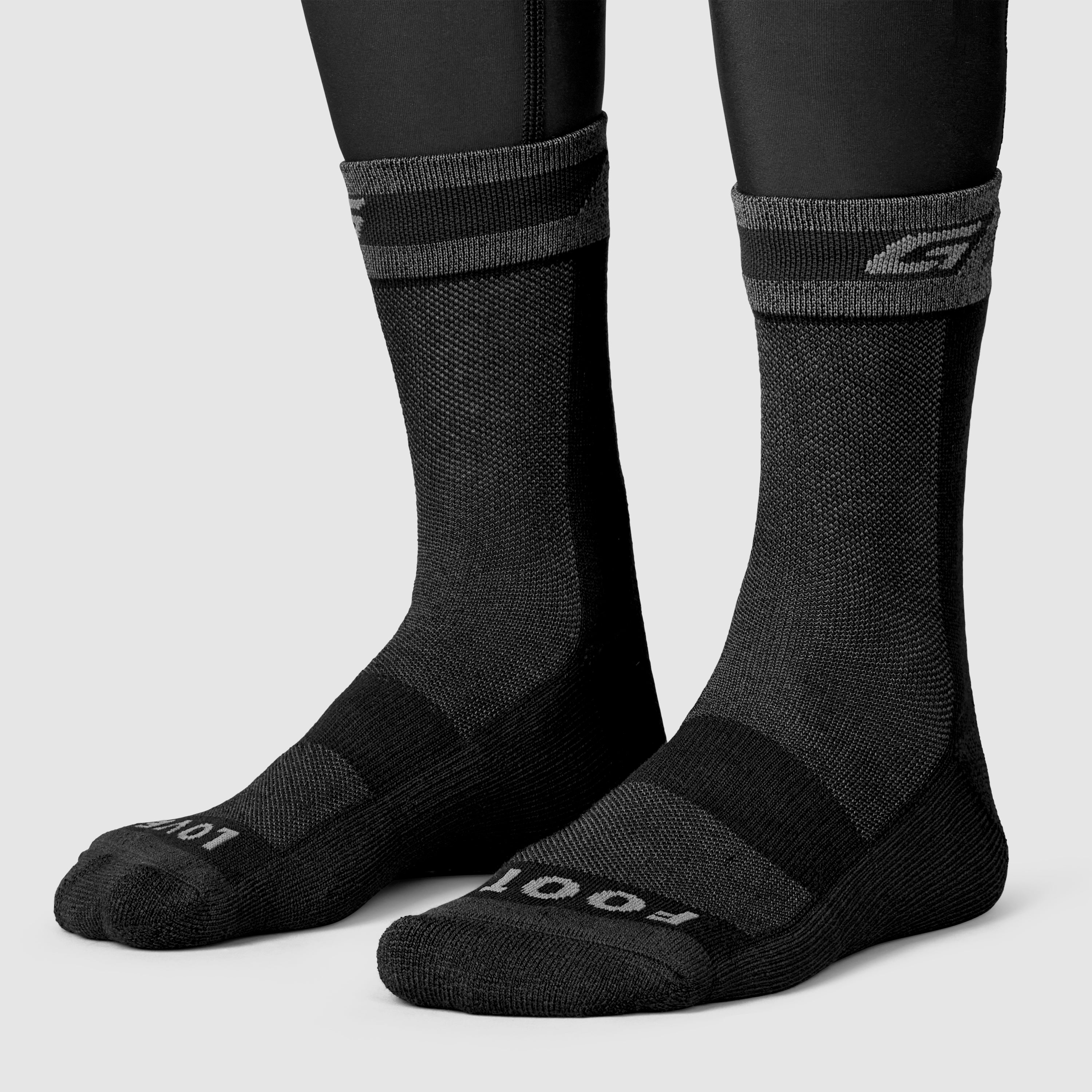 gripgrab-ride-merino-winter-fahrradsocken-schwarz image 2