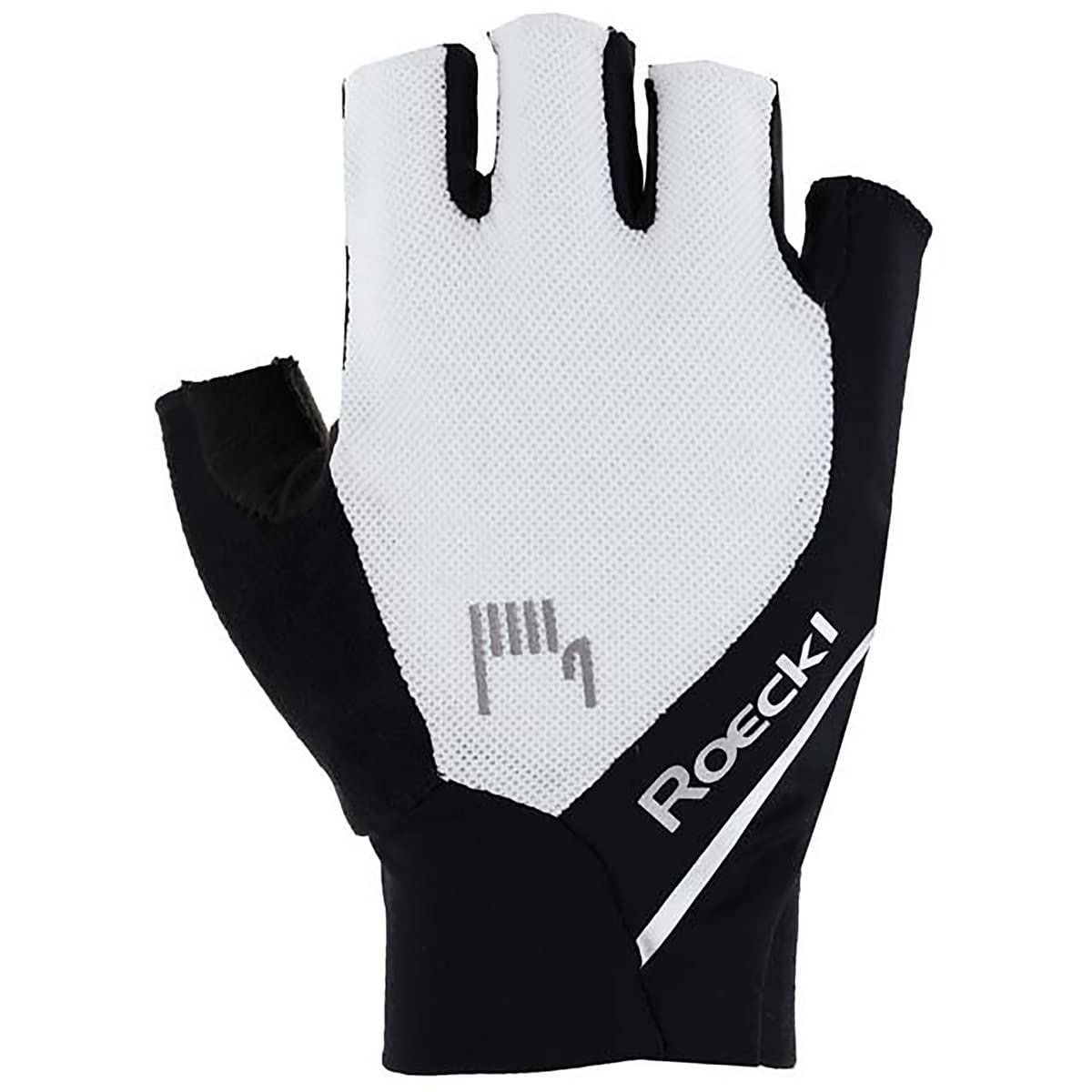 roeckl-eco-series-ivory-2-fahrradhandschuh-kurz-wei-schwarz-10-5 image 1