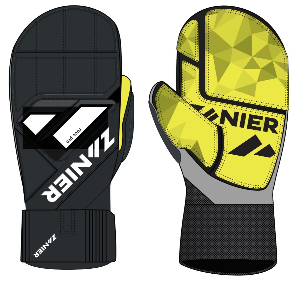 zanier-gate-killer-f-ustlinge-kinder-neongelb-slalom image 8