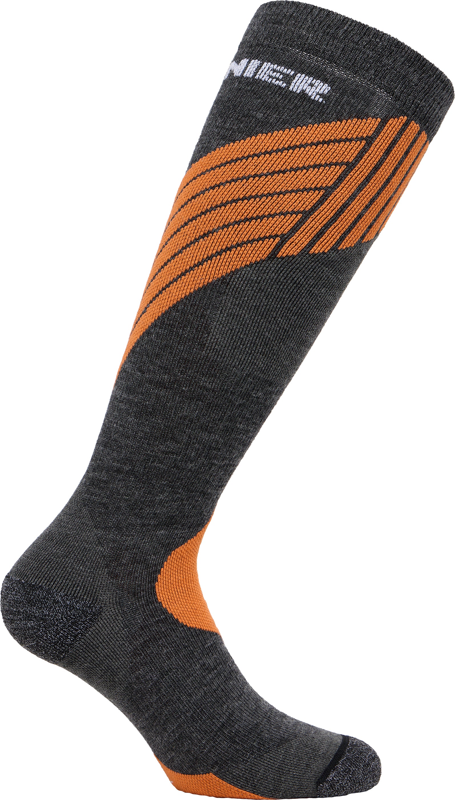 zanier-alpine-socks-skisocken-merinowolle-mittelgrau-schwarz image 7
