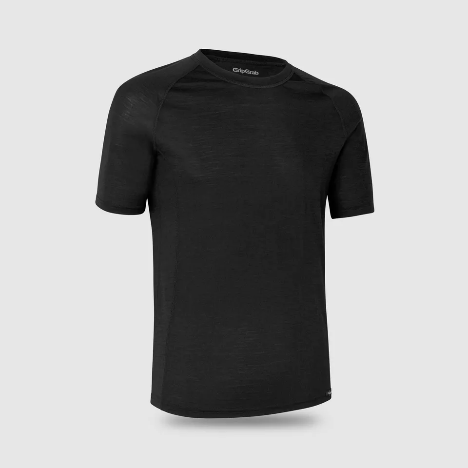 gripgrab-ride-merino-blend-thermal-unterhemd-kurzarm-schwarz image 1