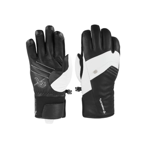 kinetixx-annouk-damen-skihandschuh-braun-7-5-leder image 3