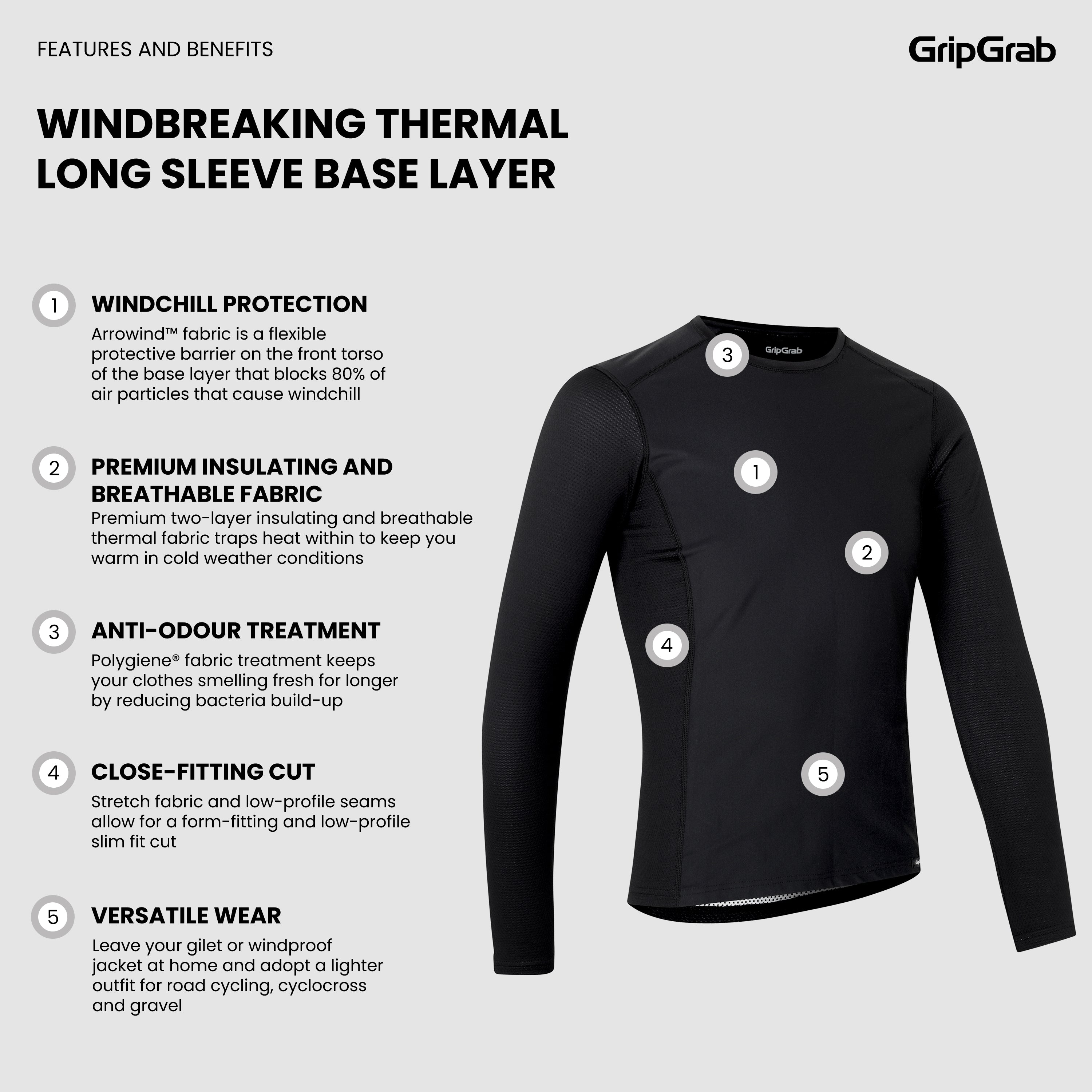 gripgrab-ride-windbreaking-thermal-base-layer-schwarz-langarm image 8
