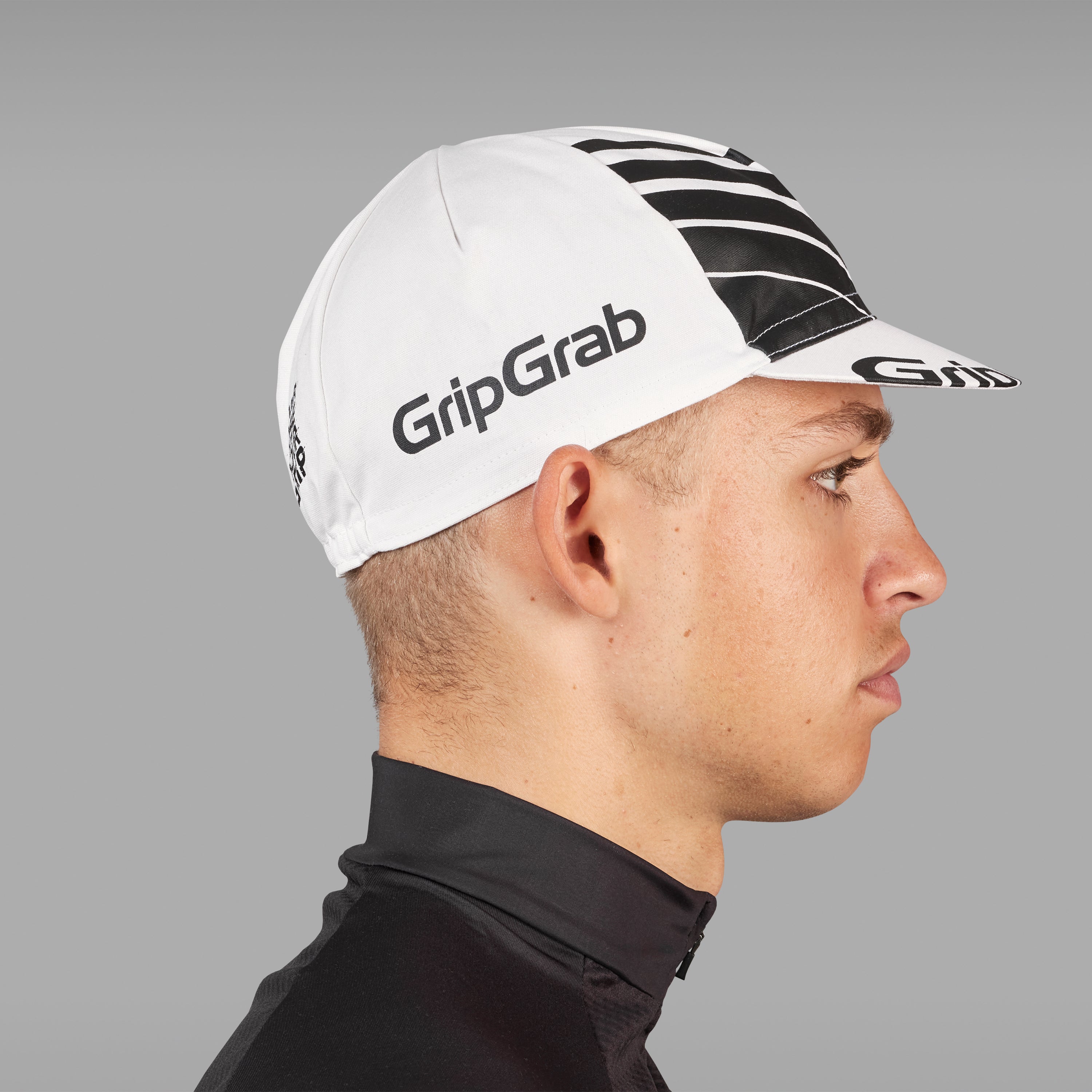 gripgrab-ride-classic-cotton-radkappe-navy-white-baumwolle image 7