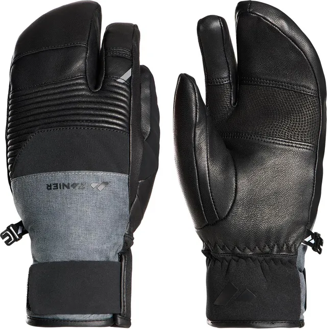 zanier-guide-trigger-skihandschuhe-leder-schwarz image 1