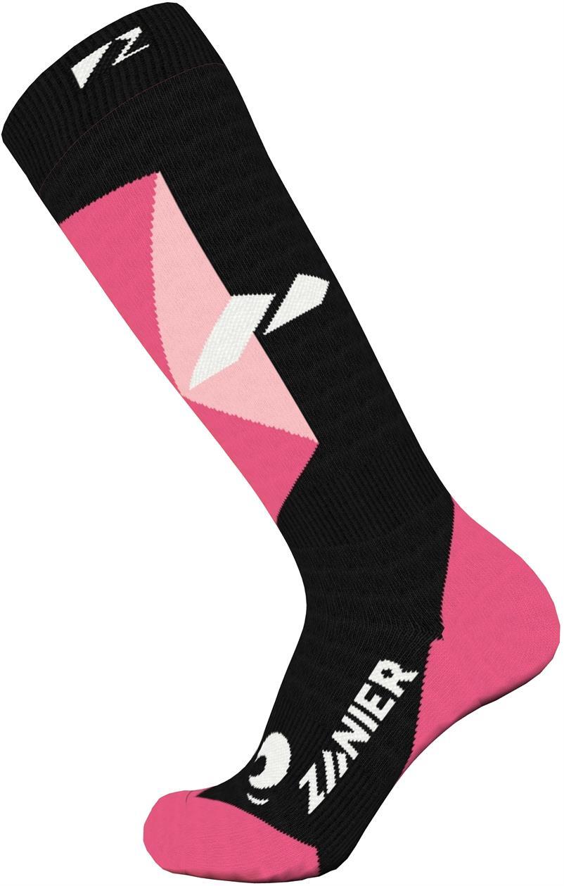 zanier-znowman-sock-kinder-socken-merinowolle-schwarz-silber image 1
