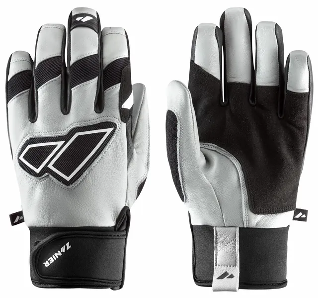 zanier-mymountainpassion-glove-lederhandschuhe-silber-schwarz image 1