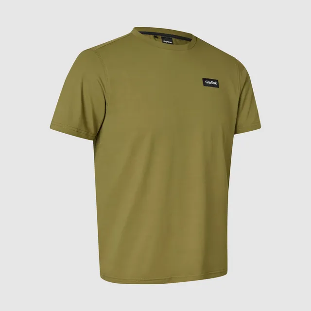 gripgrab-explr-t-shirt-olive-green-funktionsshirt-recycelt image 1