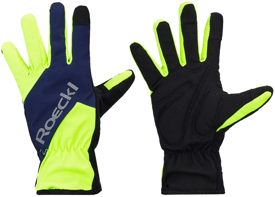 roeckl-zarasai-kinder-fahrradhandschuh-fluo-gelb-blau-winter image 1