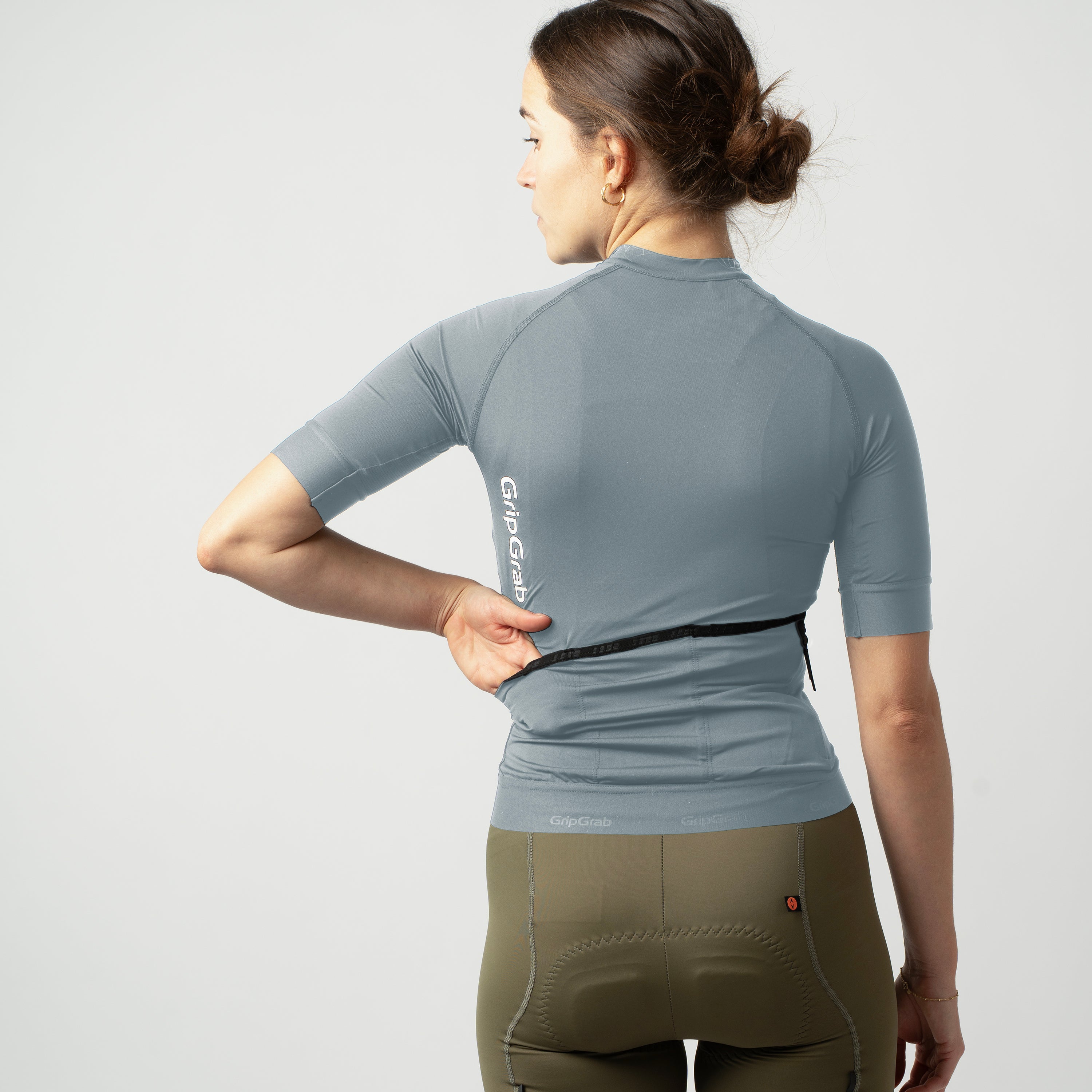 gripgrab-pacr-damen-radtrikot-kurzarm-schwarz-race-fit image 3
