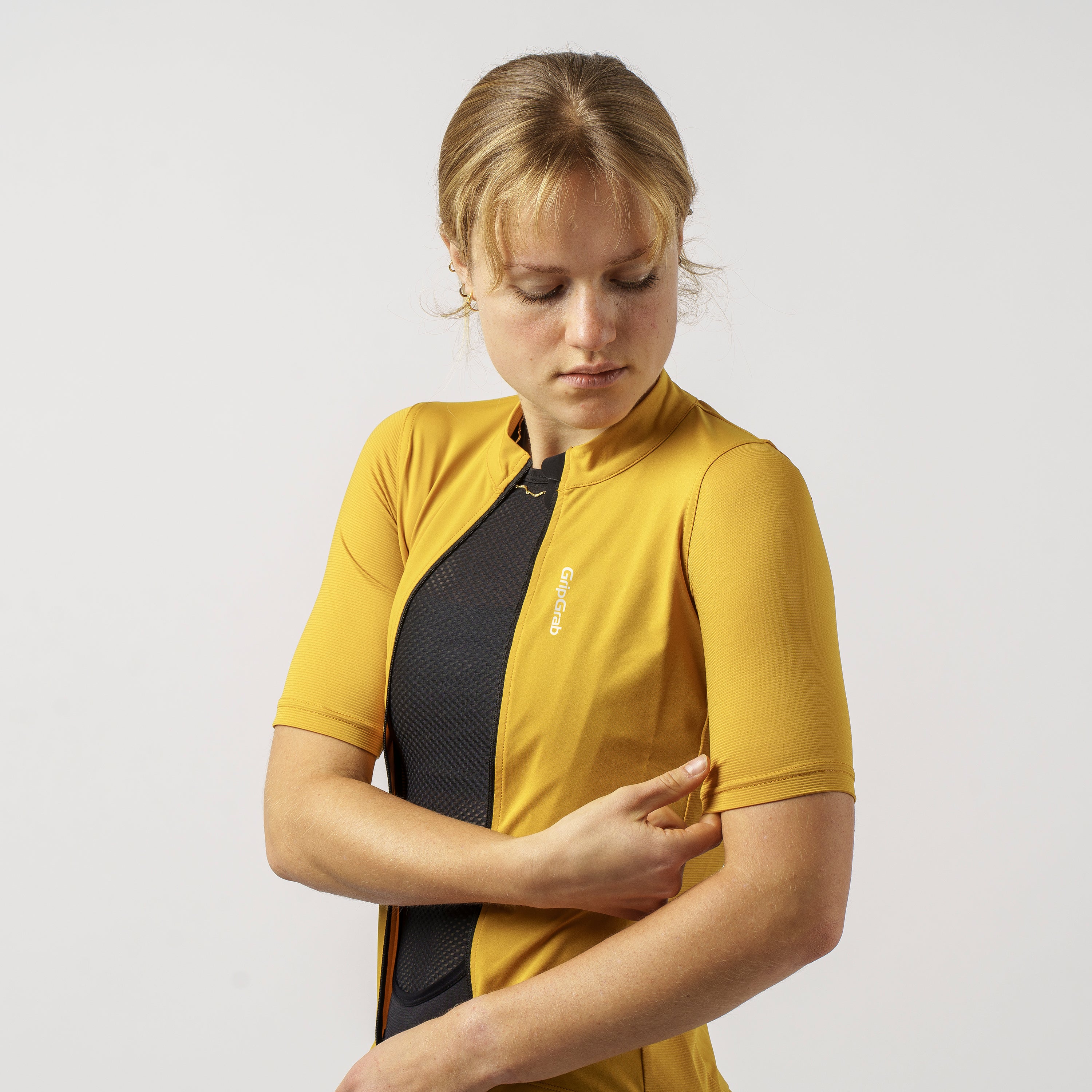 gripgrab-ride-kurzarm-trikot-damen-senfgelb-mit-taschen image 4