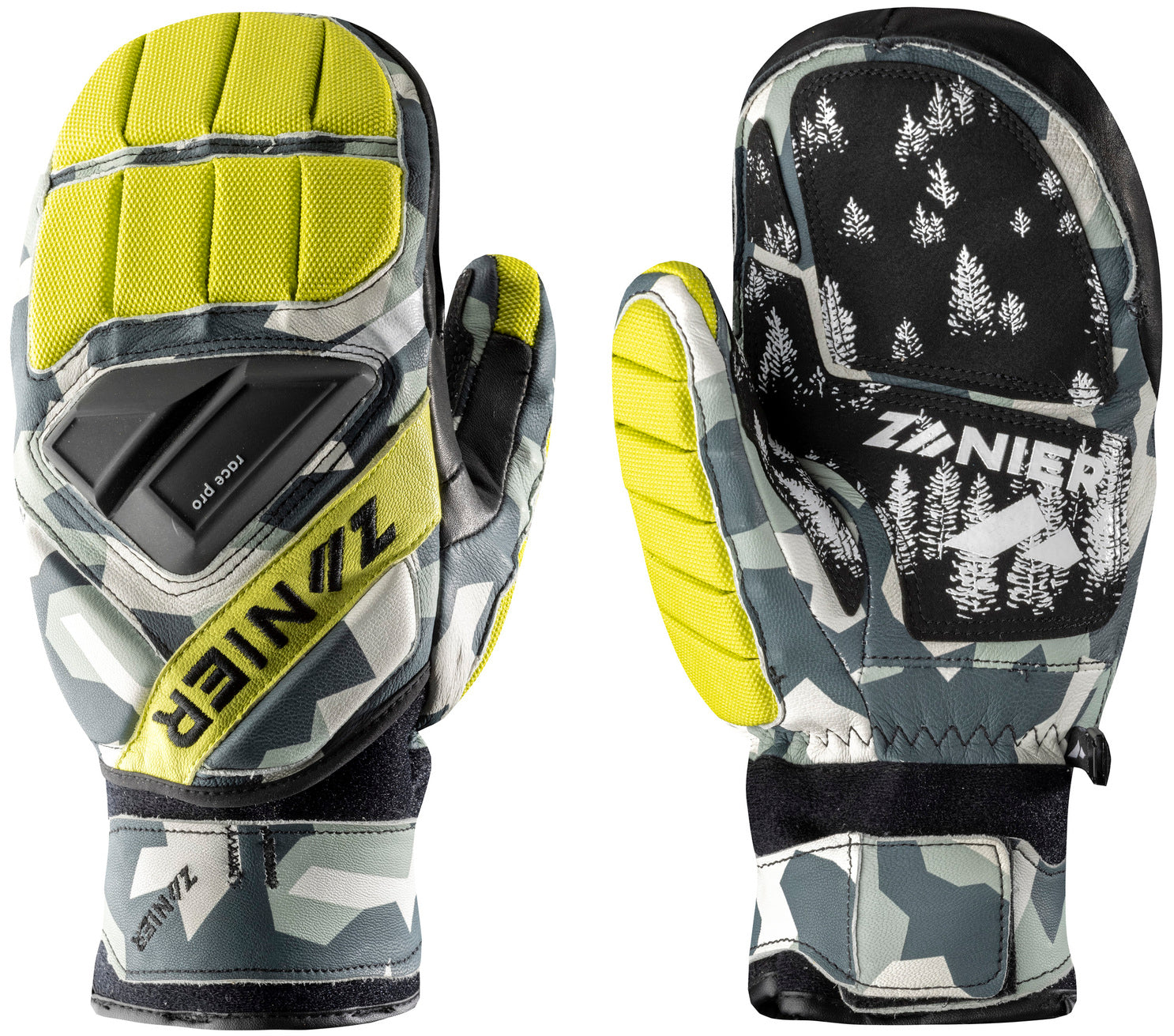 zanier-gate-killer-mitten-f-ustlinge-schwarz-neongelb image 2