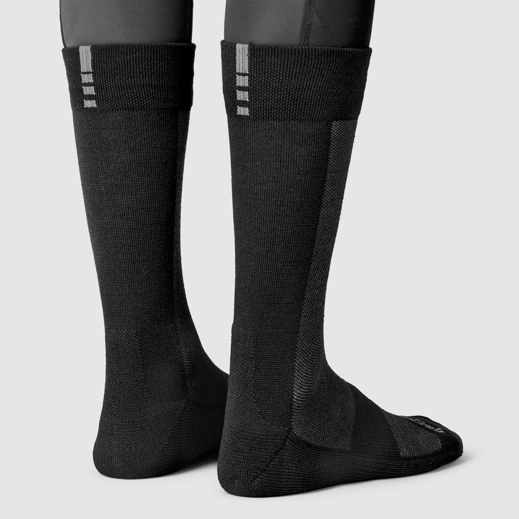 gripgrab-ride-alpine-merino-high-cut-wintersocken-schwarz-merinowolle image 4