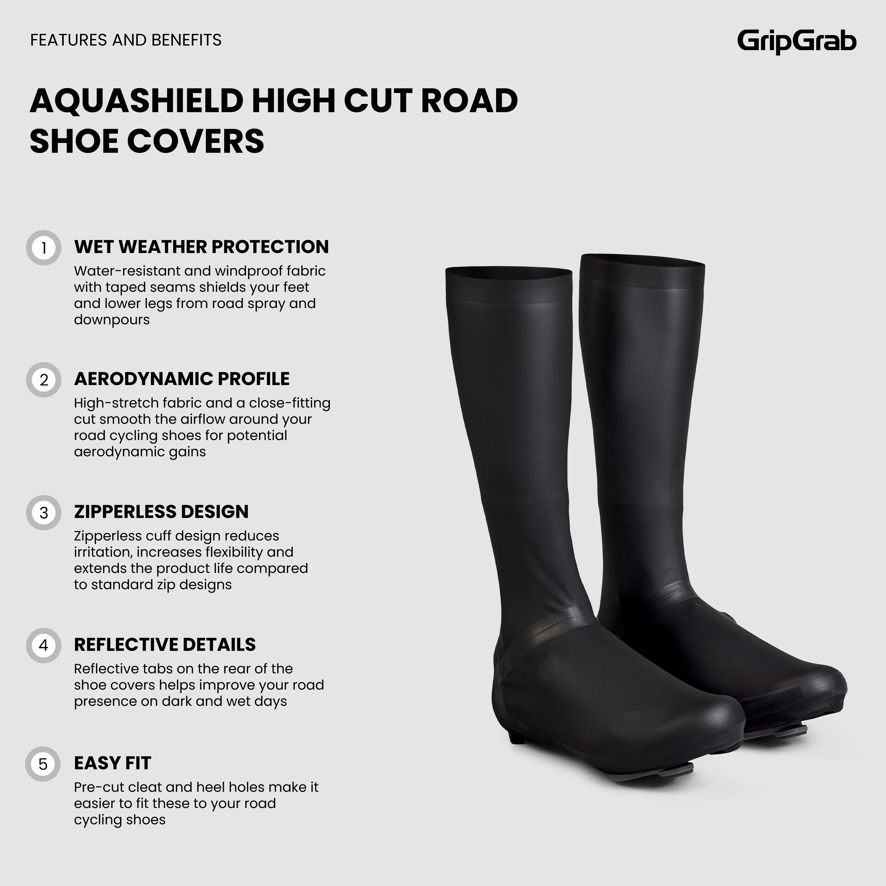gripgrab-aquashield-schuh-berzug-schwarz-high-cut-rennrad image 6