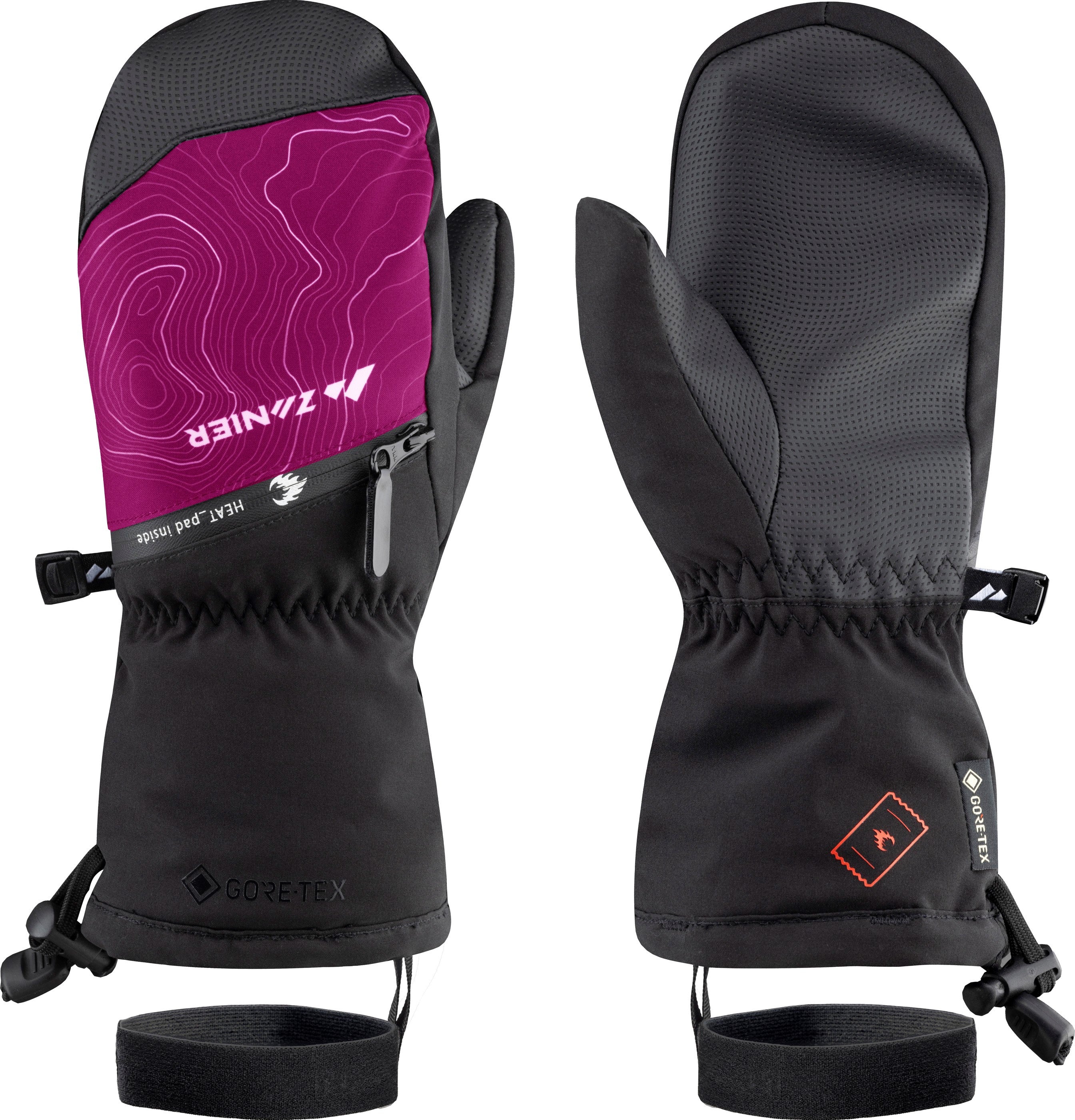 zanier-heat-pads-gtx-mitten-junior-f-ustling-schwarz image 4