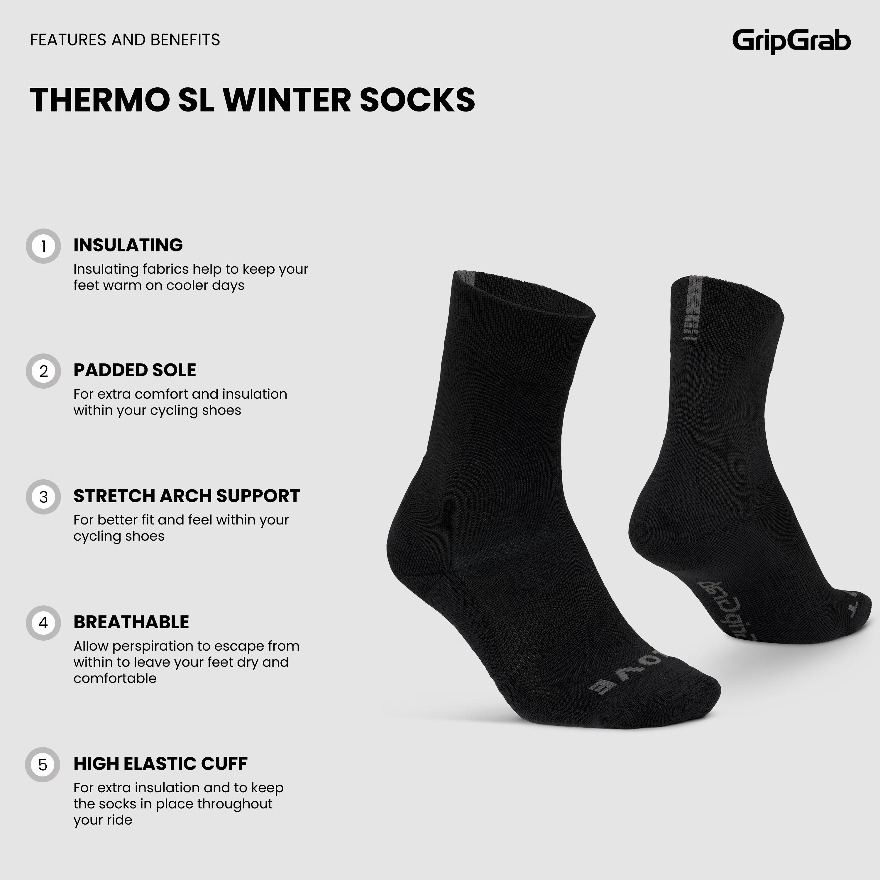 gripgrab-ride-thermo-sl-wintersocken-fahrradsocken-schwarz-thermolite image 6