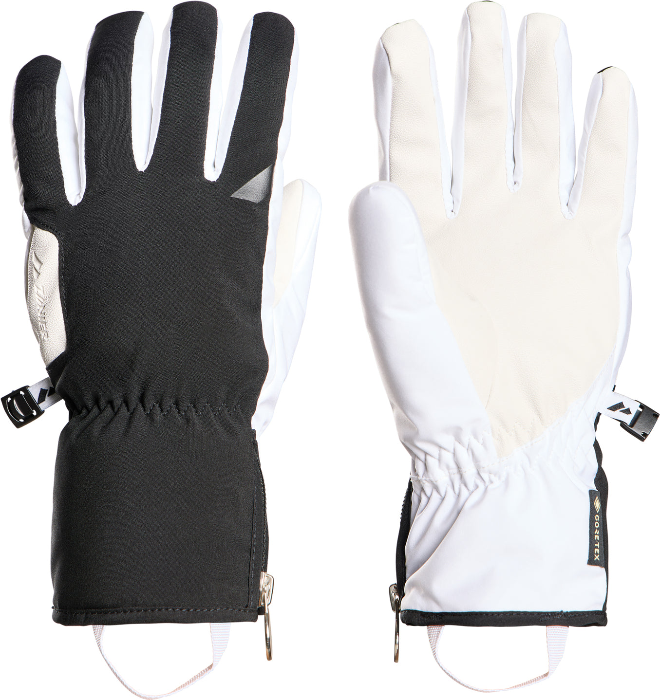 zanier-lady-gtx-damen-skihandschuhe-schwarz-leder image 3