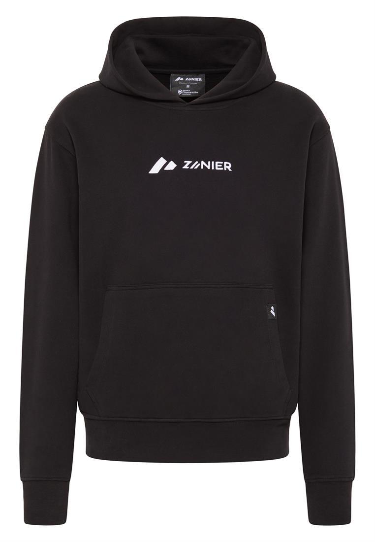 zanier-hoodie-sweatshirt-schwarz-bio-baumwolle-m image 1