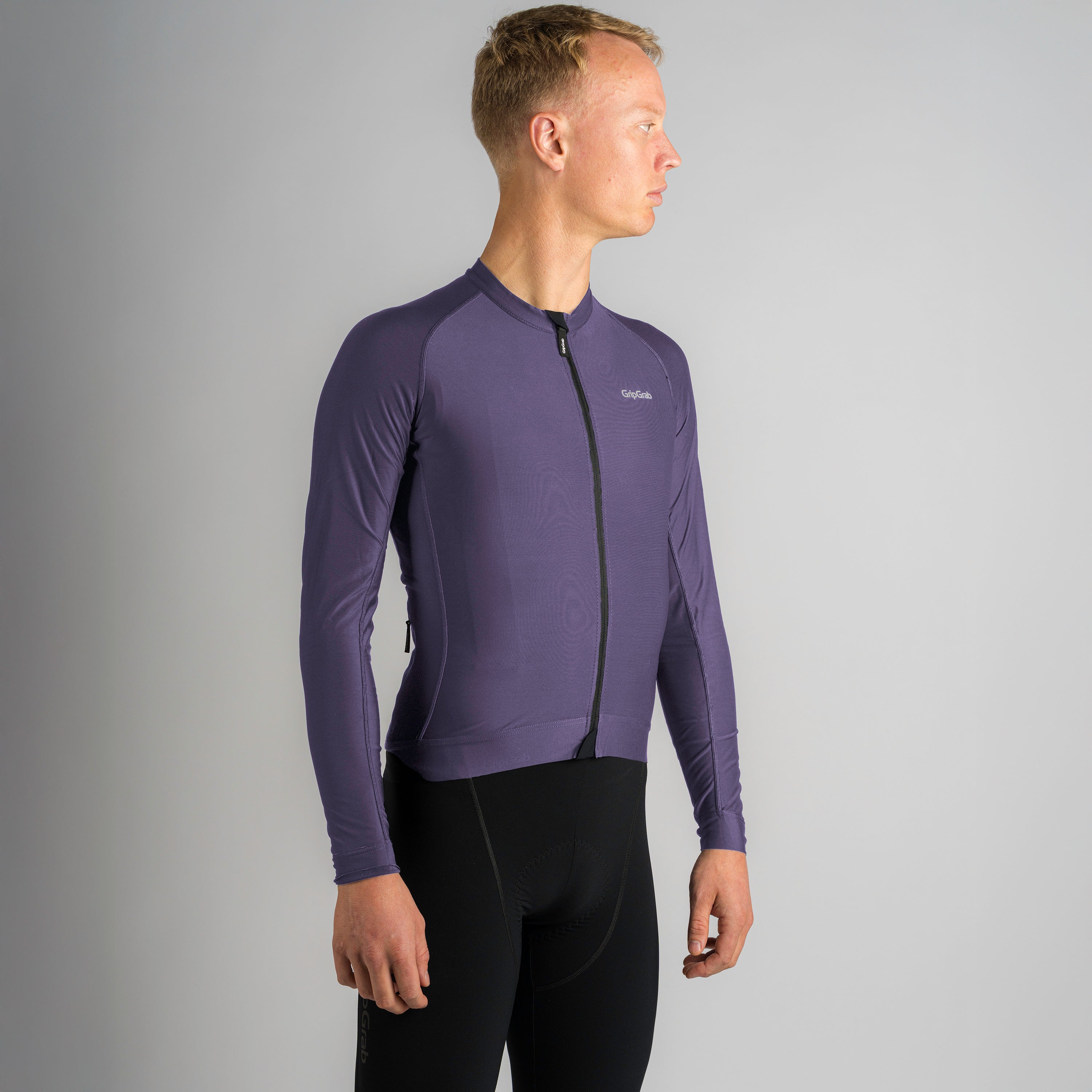 gripgrab-pacr-langarm-trikot-schwarz-mit-dwr-und-race-fit image 2