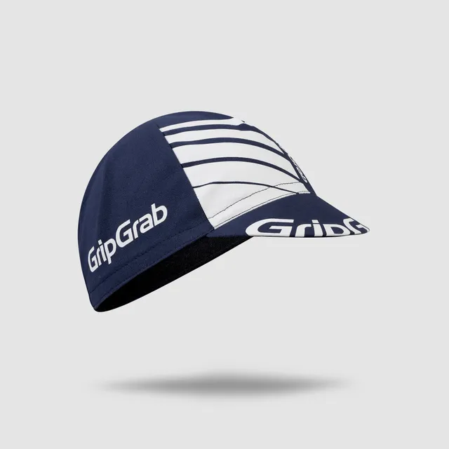 gripgrab-ride-classic-cotton-radkappe-navy-white-baumwolle image 1