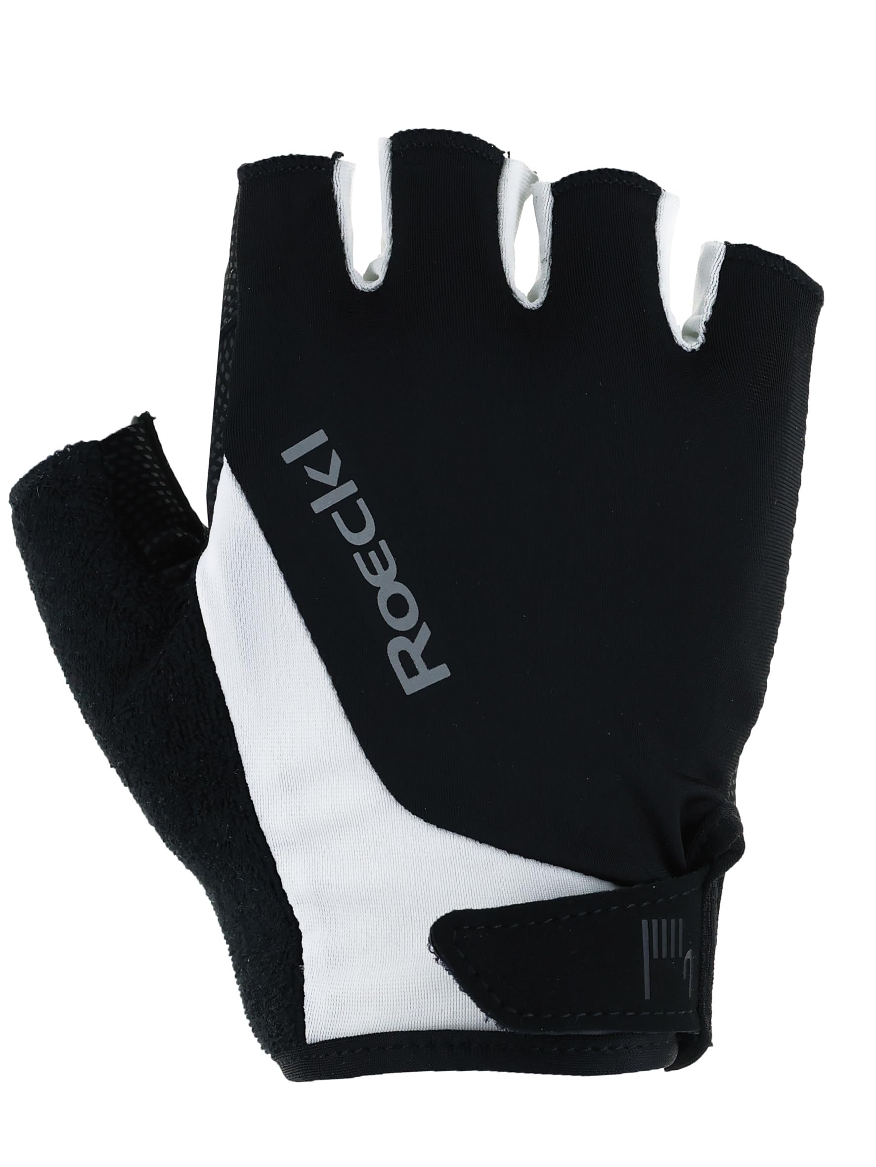 roeckl-basel-2-fahrradhandschuh-schwarz-wei-grip image 1