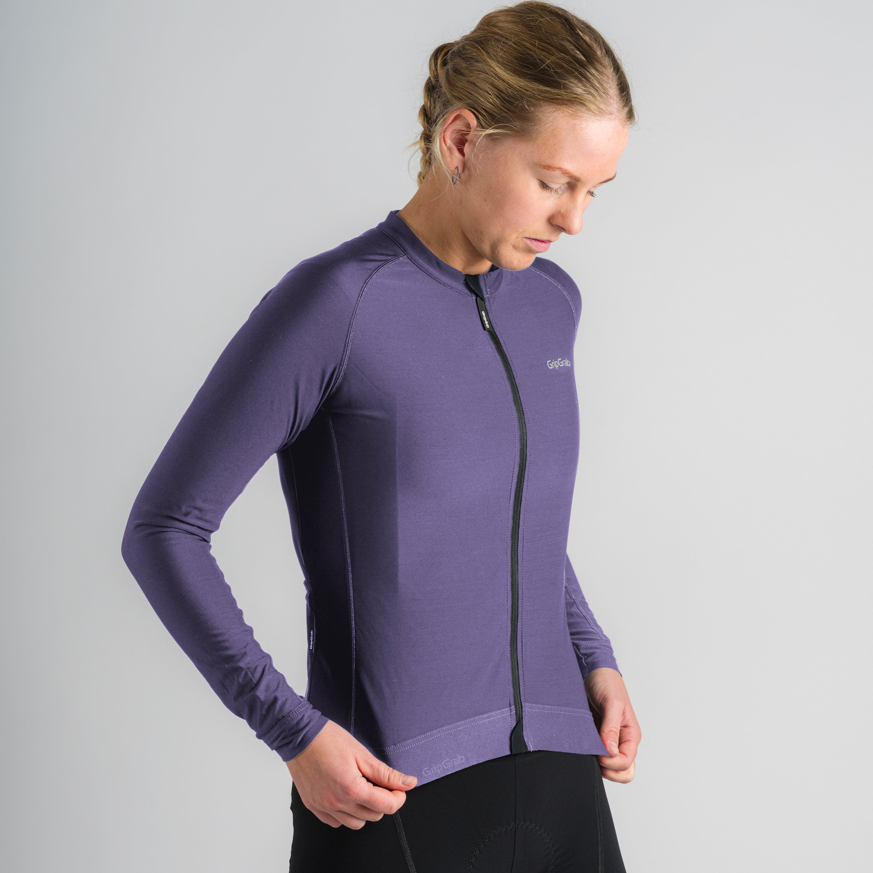 gripgrab-pacr-langarmtrikot-damen-schwarz-race image 4