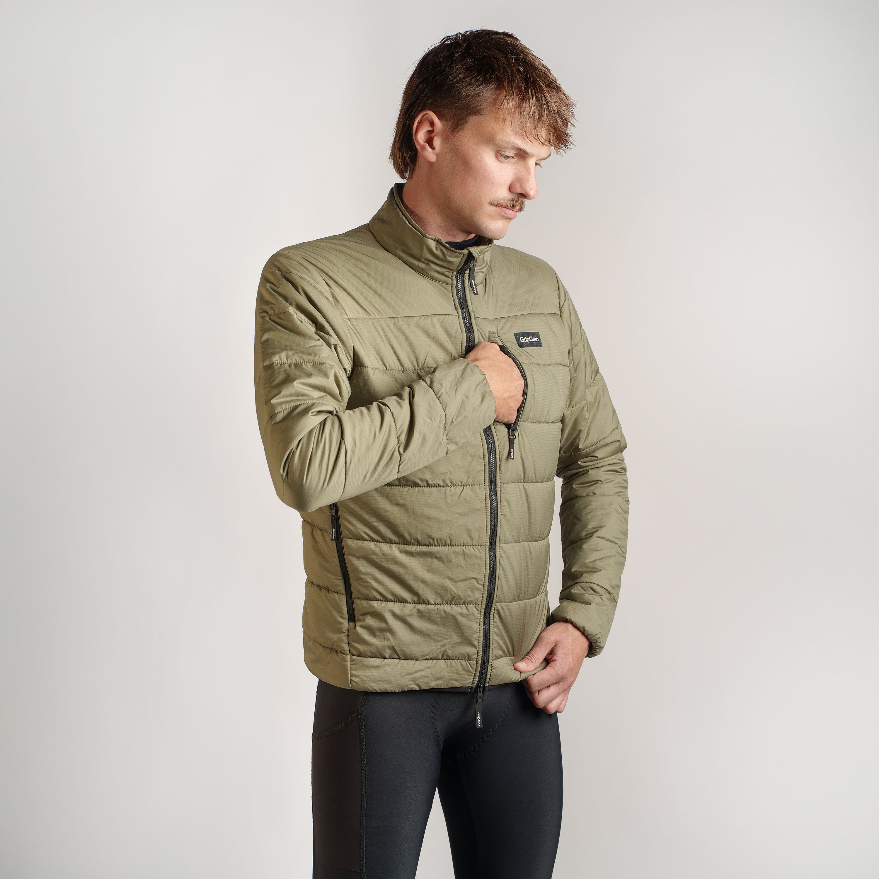 gripgrab-explr-insulated-fahrradjacke-olivgr-n-l-isoliert image 5