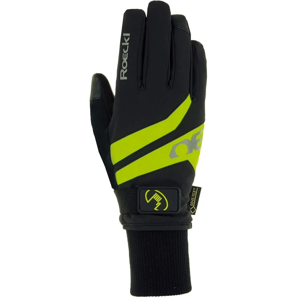 roeckl-eco-series-fahrradhandschuhe-schwarz-gelb-gr-8 image 1