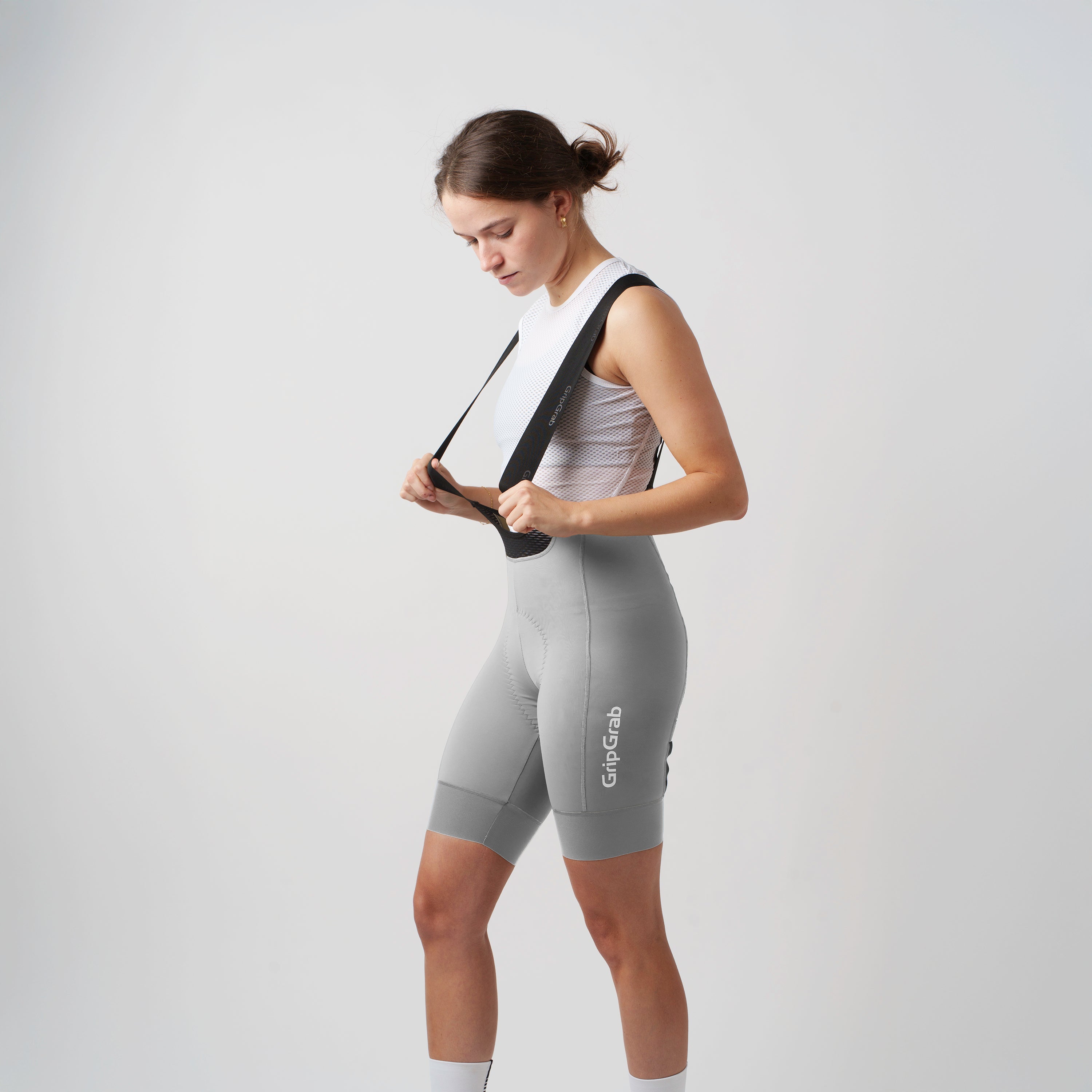gripgrab-pacr-bib-shorts-tr-gerhose-damen-schwarz-mit-polster image 2