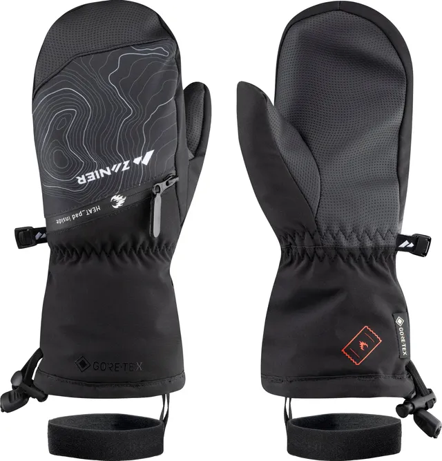 zanier-heat-pads-gtx-mitten-junior-f-ustling-schwarz image 1