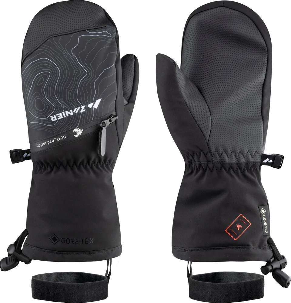 zanier-heat-pads-gtx-mitten-junior-f-ustling-schwarz image 1